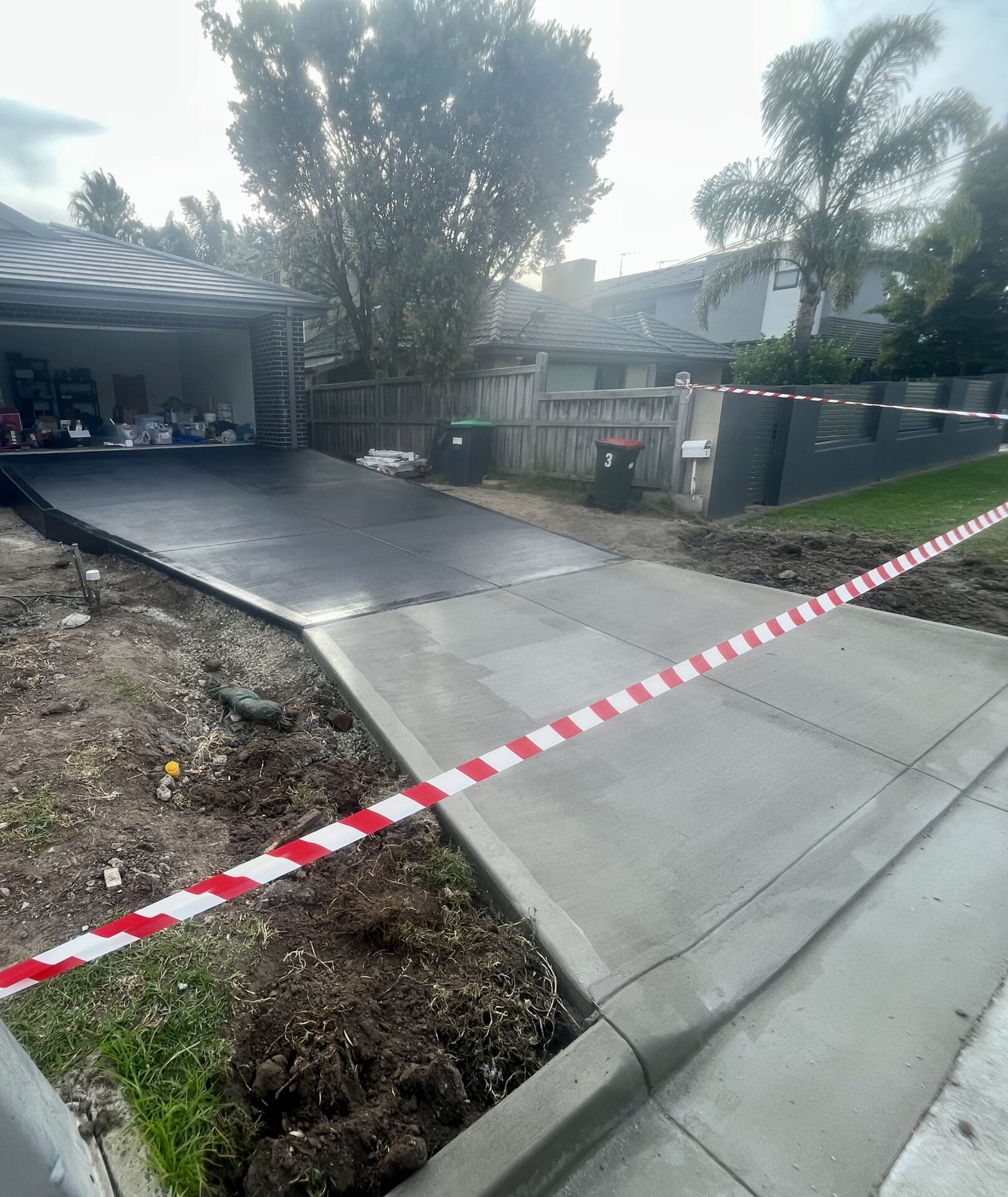 Concrete driveways melbourne - dnd concrete constructions
